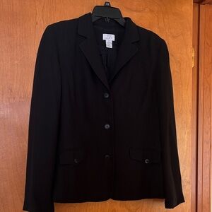 LOFT Women's Elegant Black Suit Jacket